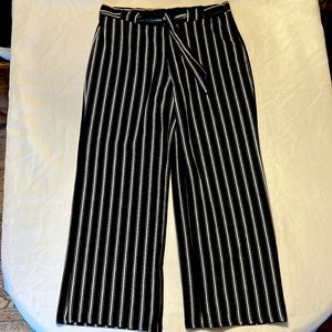 Striped wide leg pants size XL